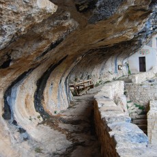 L'ingresso dell'eremo