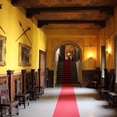 L'interno del castello oggi