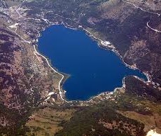 Panoramica sul lago di Scanno