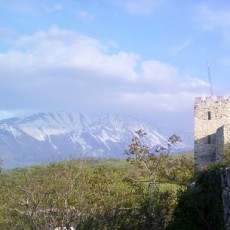 Vista panoramica dal Castello di Salle